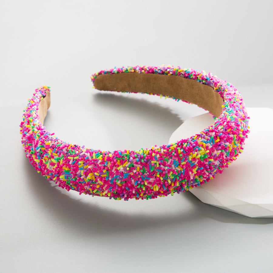 Wholesale Heming headband sponge wide brim headband